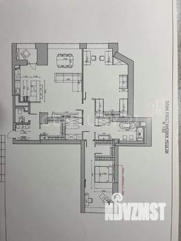 3-к квартира, вторичка, 142м2, 8/25 этаж