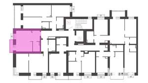 Студия квартира, вторичка, 30м2, 2/9 этаж