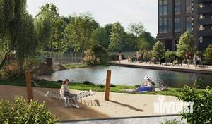 Студия квартира, строящийся дом, 71м2, 18/20 этаж