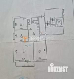 3-к квартира, вторичка, 65м2, 6/10 этаж