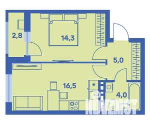 2-к квартира, вторичка, 41м2, 9/9 этаж