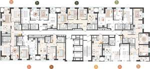 3-к квартира, вторичка, 67м2, 24/25 этаж