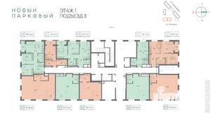 1-к квартира, вторичка, 25м2, 1/25 этаж