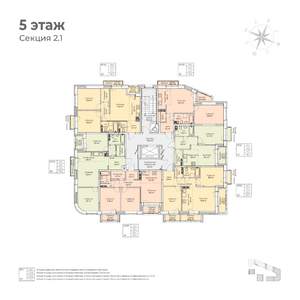 2-к квартира, вторичка, 45м2, 5/6 этаж