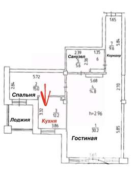 2-к квартира, вторичка, 93м2, 16/17 этаж