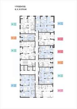3-к квартира, вторичка, 64м2, 9/22 этаж