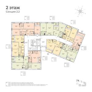 Студия квартира, вторичка, 33м2, 2/6 этаж
