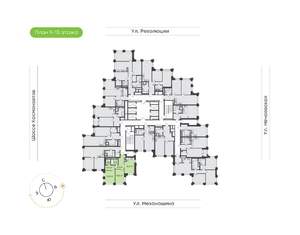 2-к квартира, вторичка, 60м2, 10/30 этаж