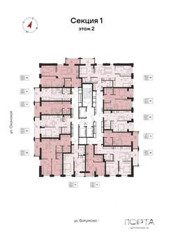 Студия квартира, вторичка, 27м2, 2/22 этаж