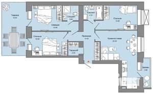 3-к квартира, вторичка, 90м2, 2/8 этаж