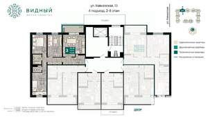 3-к квартира, вторичка, 76м2, 4/8 этаж