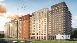 3-к квартира, строящийся дом, 62м2, 10/15 этаж