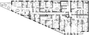 3-к квартира, строящийся дом, 77м2, 1/6 этаж