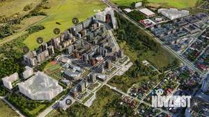 2-к квартира, строящийся дом, 41м2, 12/20 этаж