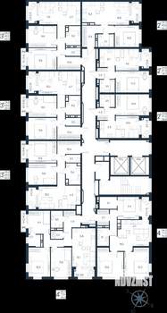 4-к квартира, строящийся дом, 73м2, 6/15 этаж