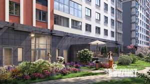 Студия квартира, строящийся дом, 64м2, 9/22 этаж