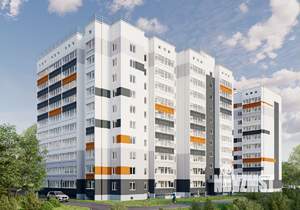 1-к квартира, строящийся дом, 33м2, 5/9 этаж