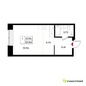 1-к квартира, вторичка, 31м2, 10/25 этаж