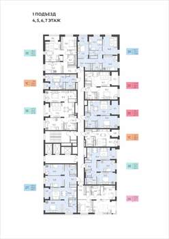 2-к квартира, вторичка, 49м2, 5/22 этаж