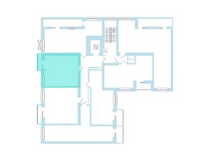 1-к квартира, вторичка, 36м2, 8/8 этаж