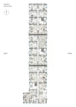 3-к квартира, вторичка, 59м2, 2/6 этаж