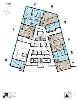 3-к квартира, вторичка, 68м2, 2/30 этаж