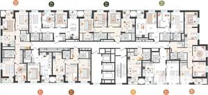3-к квартира, вторичка, 67м2, 22/25 этаж