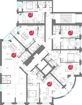 4-к квартира, вторичка, 114м2, 2/9 этаж