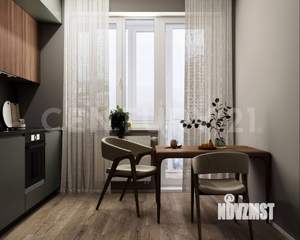2-к квартира, строящийся дом, 42м2, 8/10 этаж