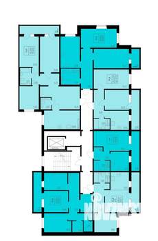 3-к квартира, строящийся дом, 83м2, 5/10 этаж