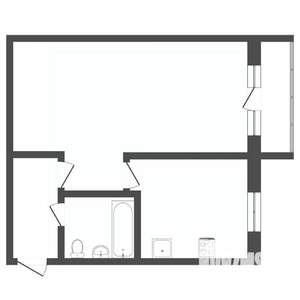 1-к квартира, вторичка, 28м2, 5/5 этаж