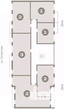 1-к квартира, вторичка, 47м2, 9/9 этаж