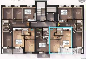 3-к квартира, вторичка, 74м2, 2/4 этаж