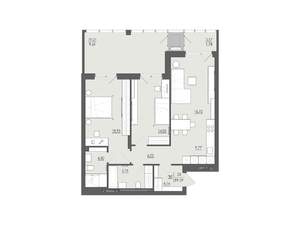 3-к квартира, строящийся дом, 90м2, 4/6 этаж
