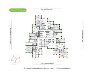 1-к квартира, вторичка, 26м2, 15/30 этаж