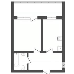 1-к квартира, вторичка, 34м2, 6/14 этаж