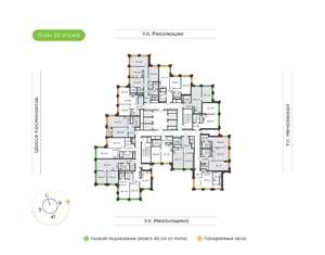 1-к квартира, вторичка, 36м2, 22/30 этаж
