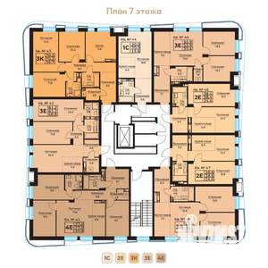 3-к квартира, вторичка, 56м2, 7/9 этаж