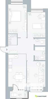 3-к квартира, вторичка, 75м2, 3/5 этаж