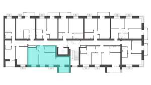 1-к квартира, вторичка, 47м2, 2/8 этаж