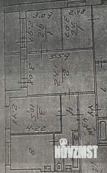 3-к квартира, вторичка, 53м2, 2/9 этаж