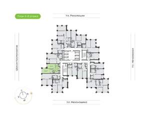 2-к квартира, вторичка, 52м2, 8/30 этаж