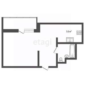 Студия квартира, вторичка, 38м2, 24/25 этаж