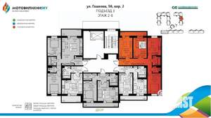 3-к квартира, вторичка, 64м2, 6/8 этаж