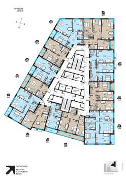 2-к квартира, вторичка, 65м2, 3/30 этаж