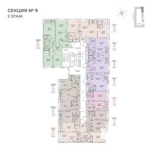 Студия квартира, строящийся дом, 36м2, 2/6 этаж