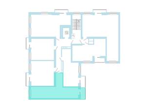 1-к квартира, вторичка, 45м2, 5/8 этаж