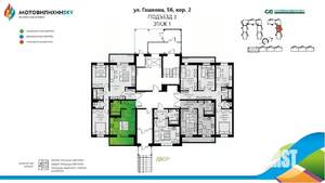 1-к квартира, вторичка, 27м2, 1/8 этаж