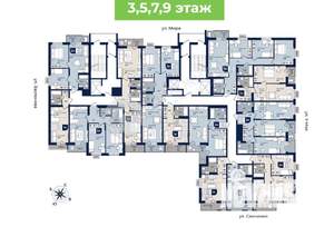 3-к квартира, вторичка, 73м2, 5/10 этаж