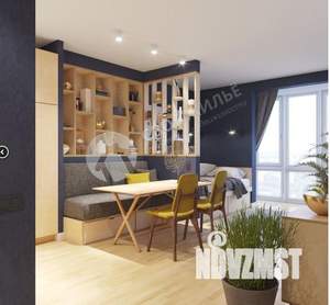 Студия квартира, сданный дом, 38м2, 7/10 этаж